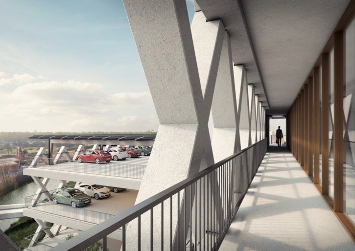 Nieuwe parkeertoren met stadsbalkon maakt kans op publieksprijs