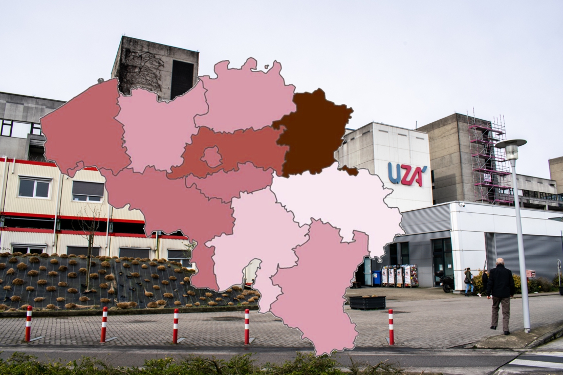 Ongeveer 1 op 2.000 mensen in provincie Antwerpen besmet met coronavirus