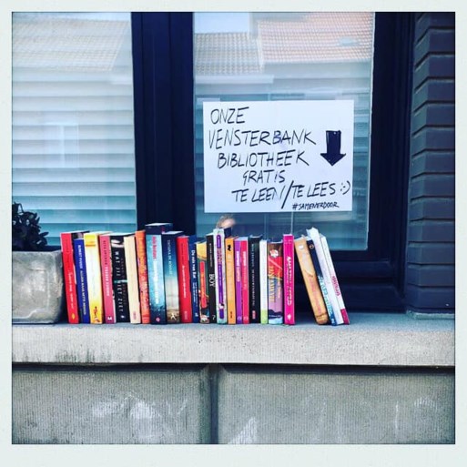 Na de beren op de vensterbank: de boeken op de vensterbank