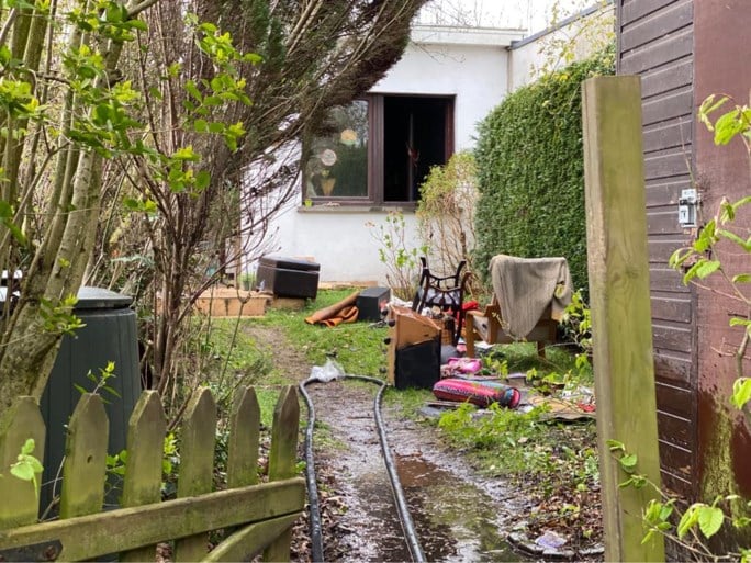 Woning onbewoonbaar verklaard na brand in living