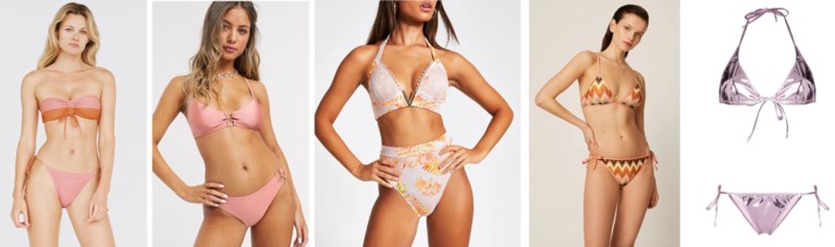 Zonnen of aperitieven je tuin: met deze bikini’s waan je je in het paradijs