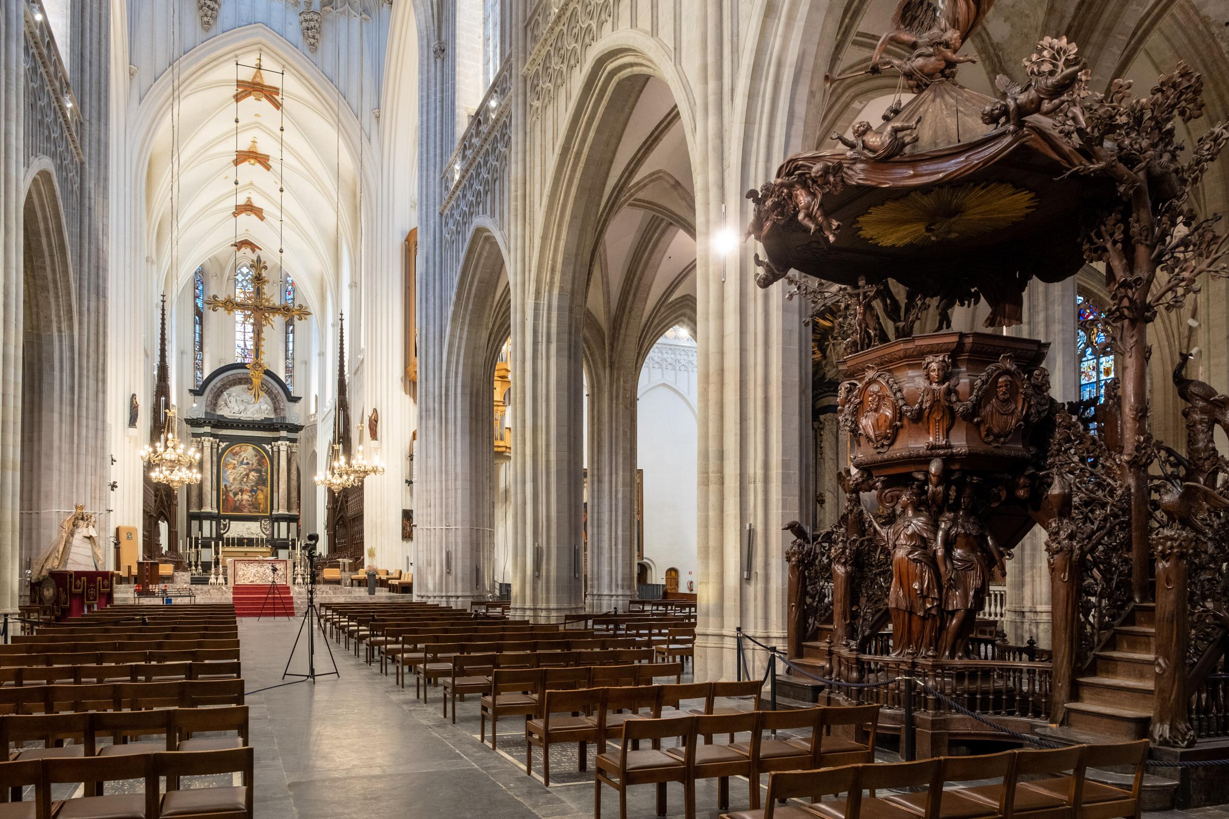 Kathedraal eindelijk weer open, mét vernieuwde verlichting (Antwerpen) |  Gazet van Antwerpen Mobile
