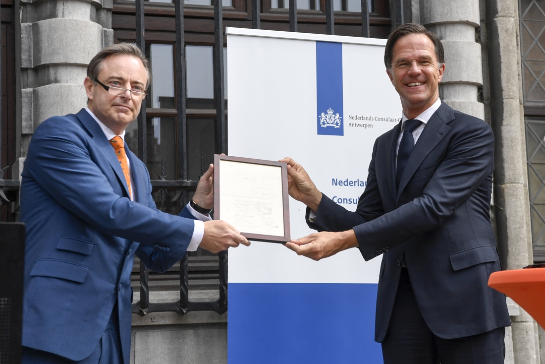 De Wever argues for the reunification of Flanders and the Netherlands: …