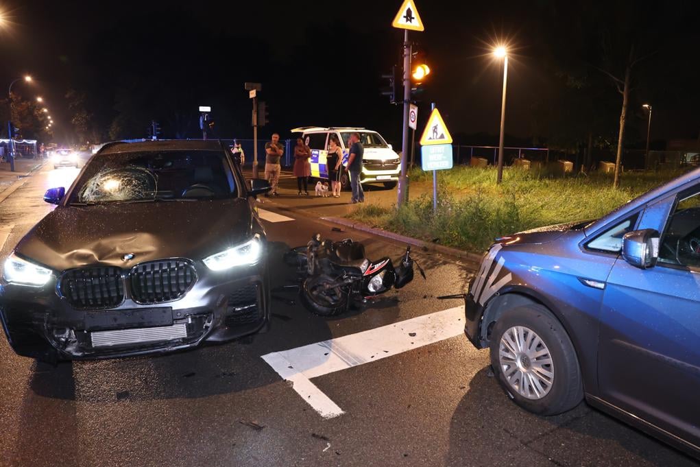 Bromfietser gewond bij ongeval in Wilrijk