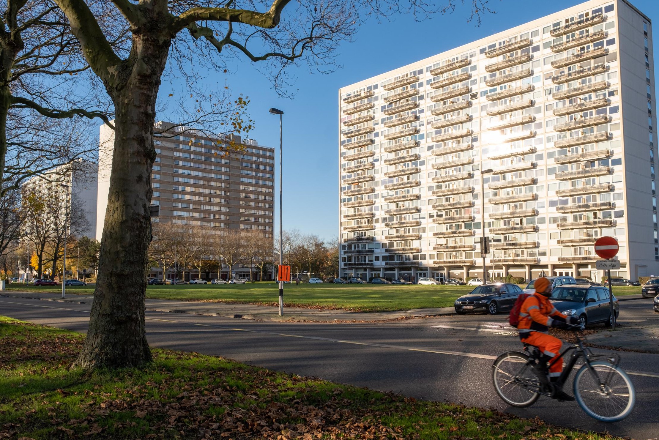 Residential block Left Bank takes off in the fight against global warming… (Antwerp)