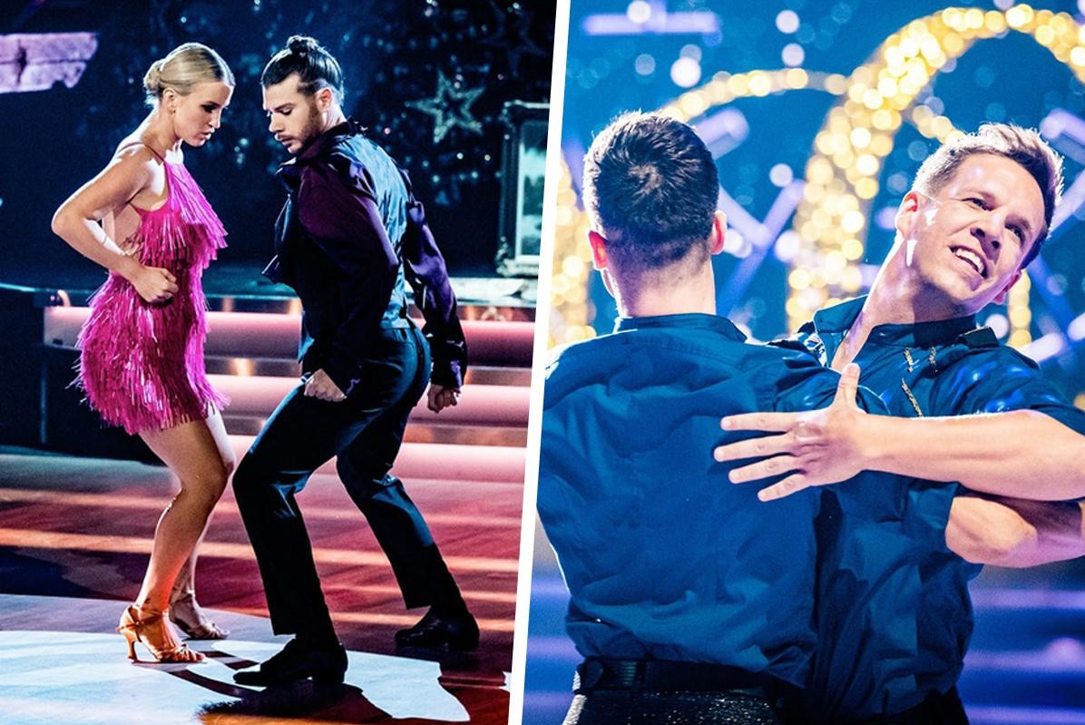 VIDEO.  Pregnant Kat Kerkhofs and James Cooke dance with man: this was the Christmas special of ‘Dancing with the stars’