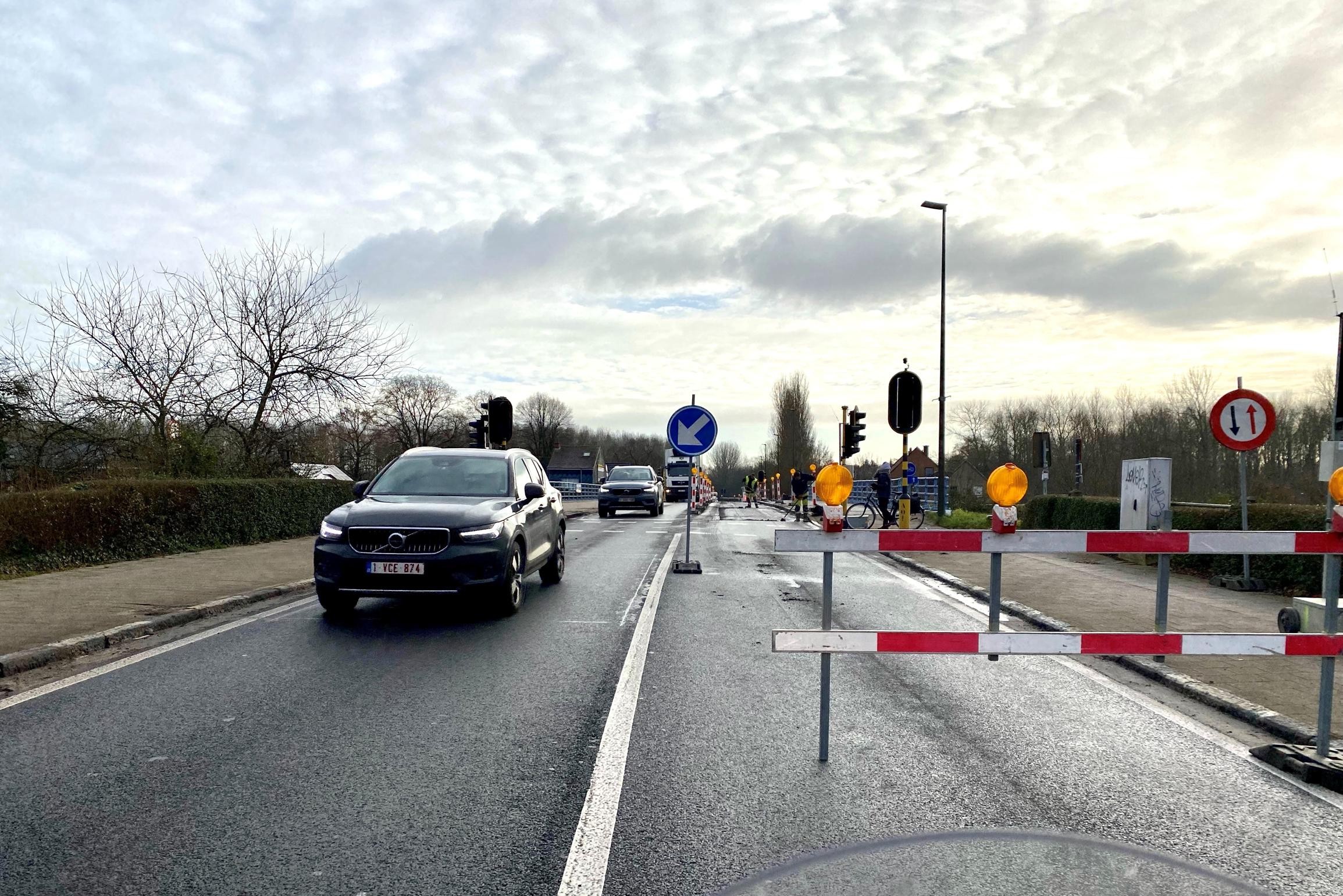 Aanschuiven Door Werken Op Zennebrug (Mechelen) | Gazet Van Antwerpen