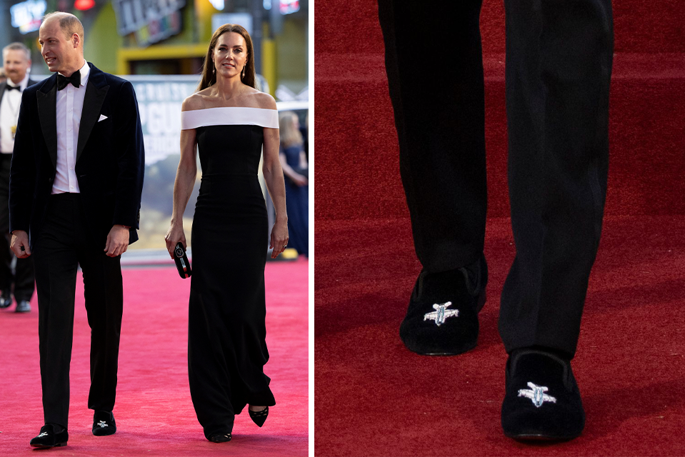 Prince William’s shoes, not Kate Middleton’s outfit, steal the show at ‘Top Gun’ premiere