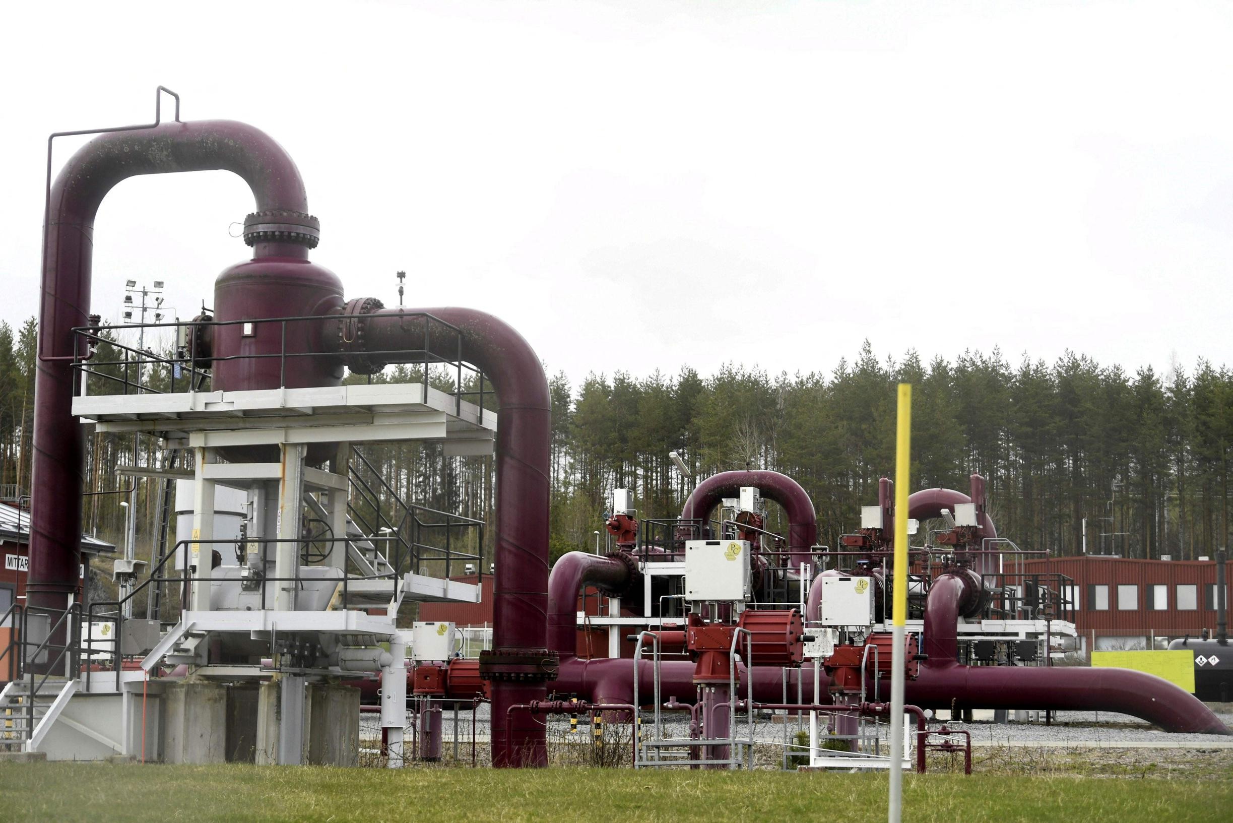 Российская газовая компания «Газпром» перекрыла газопровод в Финляндию