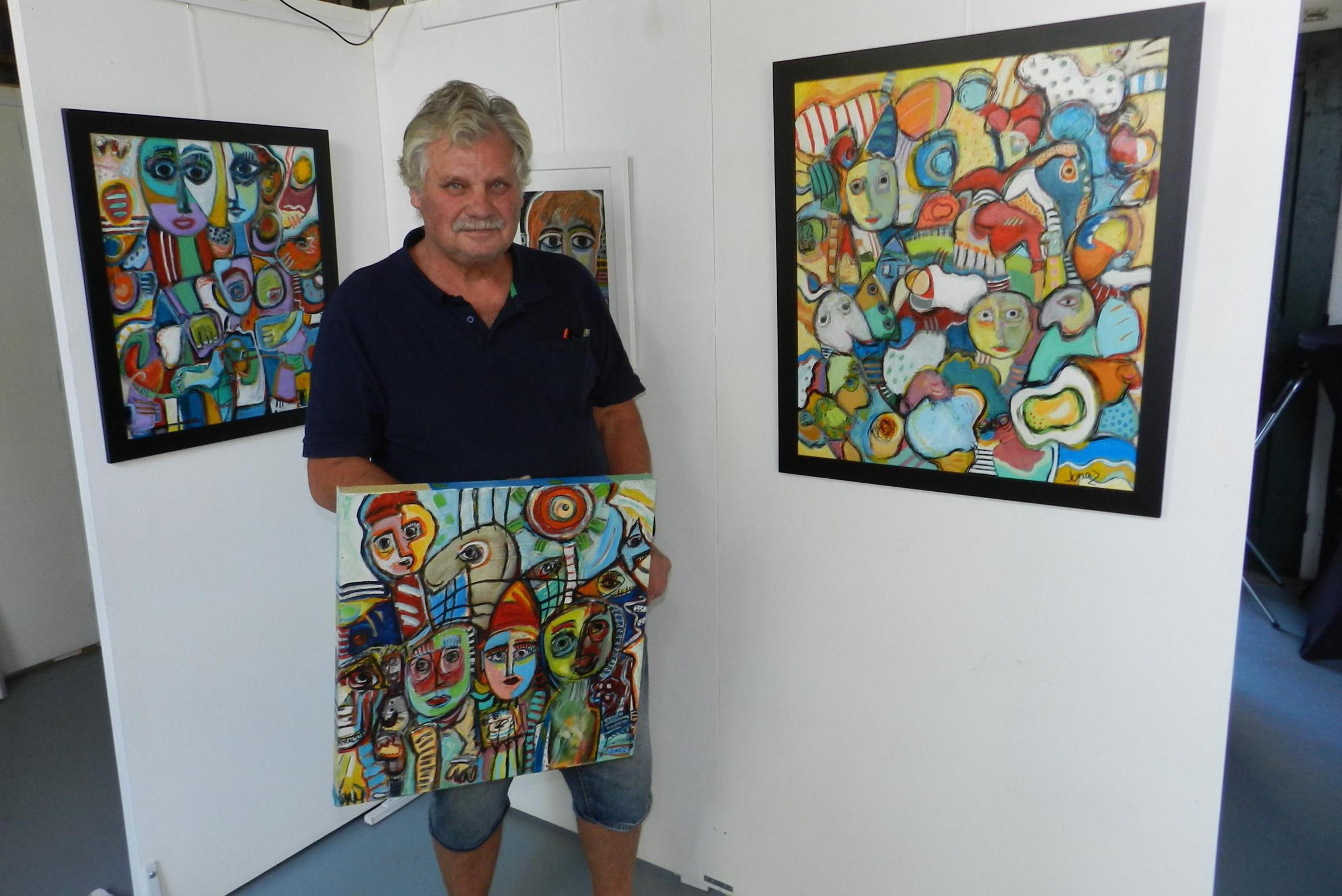 JonaZ telt schilderijen in Cobra-stijl tentoon (Borgerhout) | Gazet van