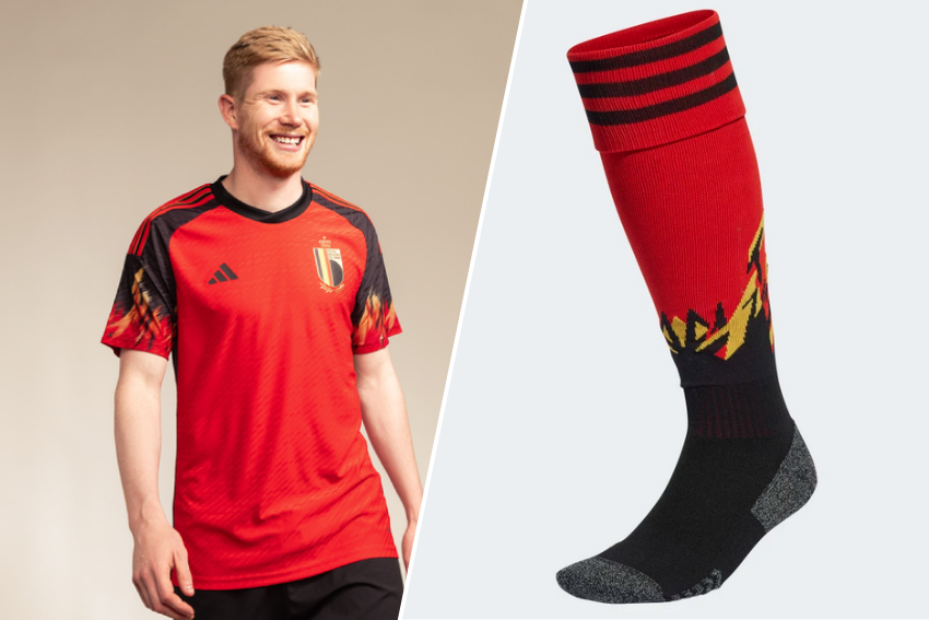 onbekend eenheid Discrepantie Officieel: in deze 'vlammende' shirts spelen de Rode Duivels op het WK |  Gazet van Antwerpen Mobile