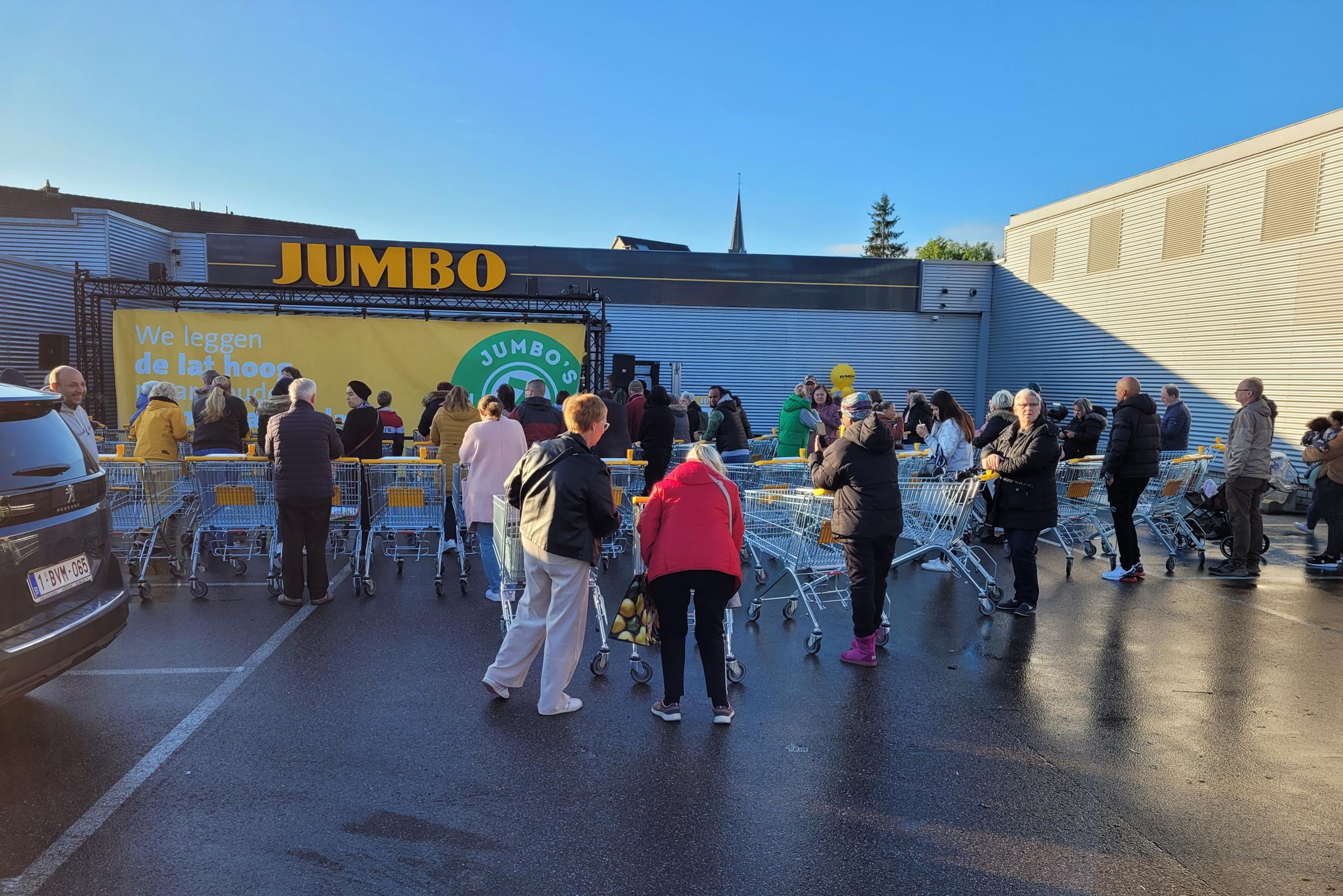 Grote overrompeling bij opening Jumbo-supermarkt “Het is duidelijk dat