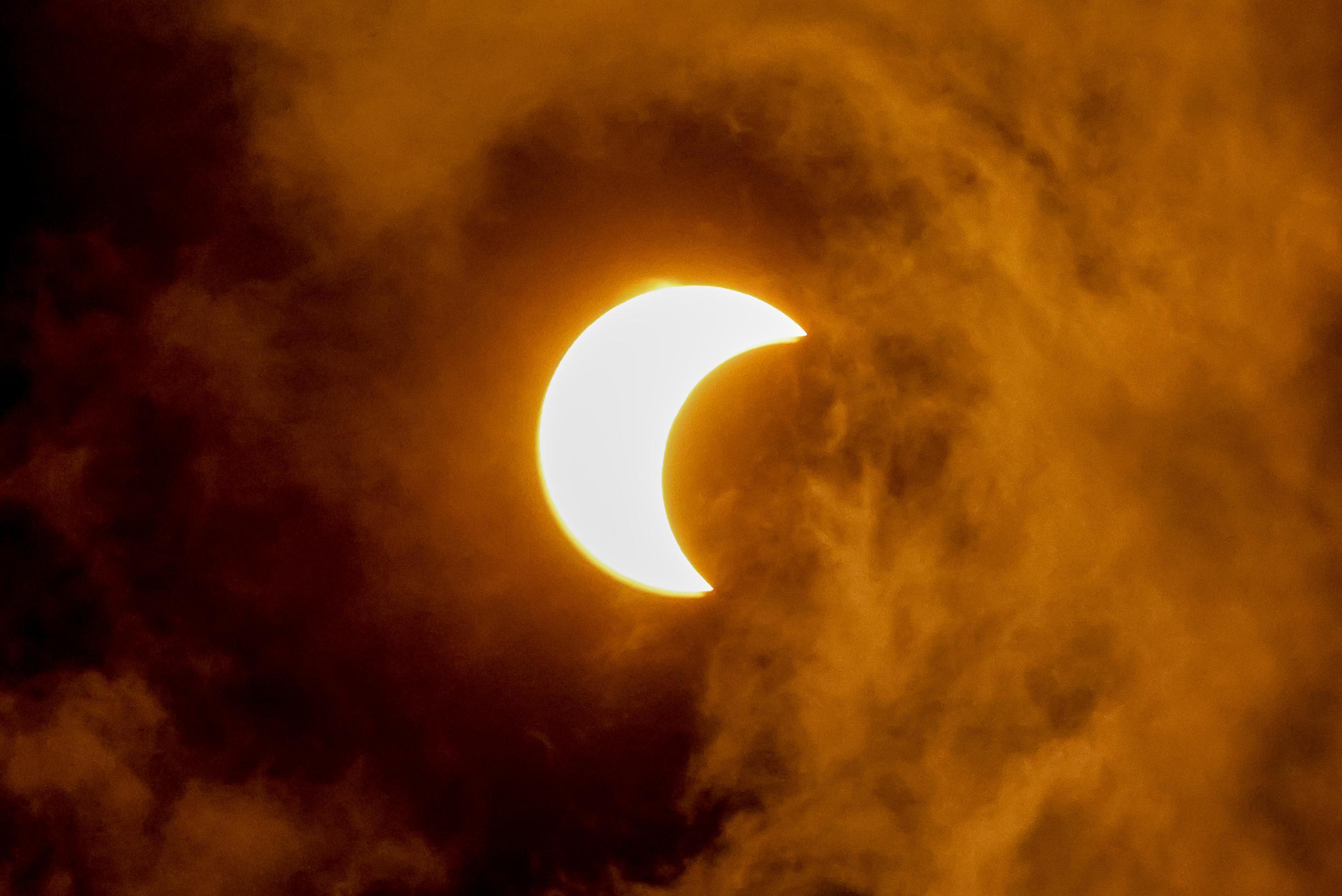 A Rare Solar Eclipse: Annular Eclipse Or 'Ring Of Fire' Visible In ...