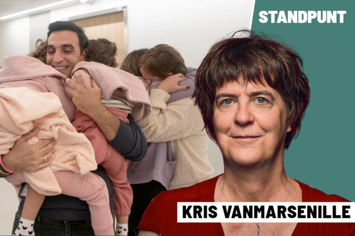 STANDPUNT. We kunnen ons even warmen aan de beelden van blije, opgeluchte mensen, van familiegeluk en vreugde