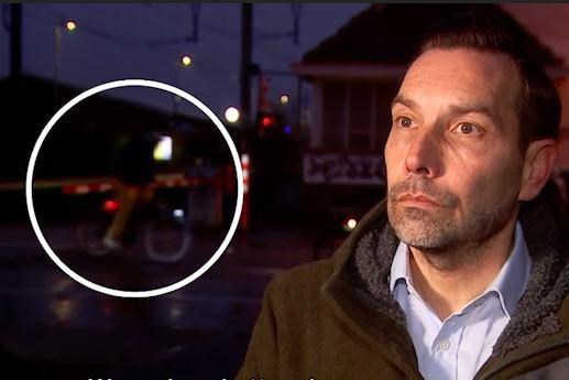 Infrabel-woordvoerder geeft interview over spoorlopers terwijl fietser… gesloten spoorweg oversteekt: “Daar zakt mijn broek van af”