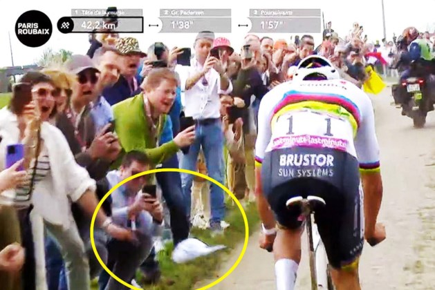 Woman who threw a hat at Van der Poel is going to turn herself in: lady was a guest in the VIP tent