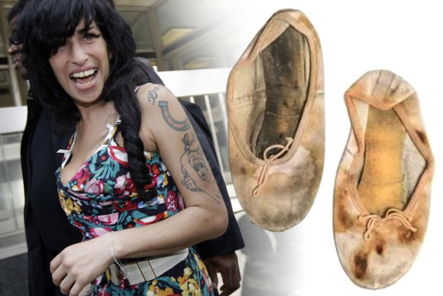 Amy Winehouse sold bloody ballet shoes: “Disrespectful, Amy is turning ...