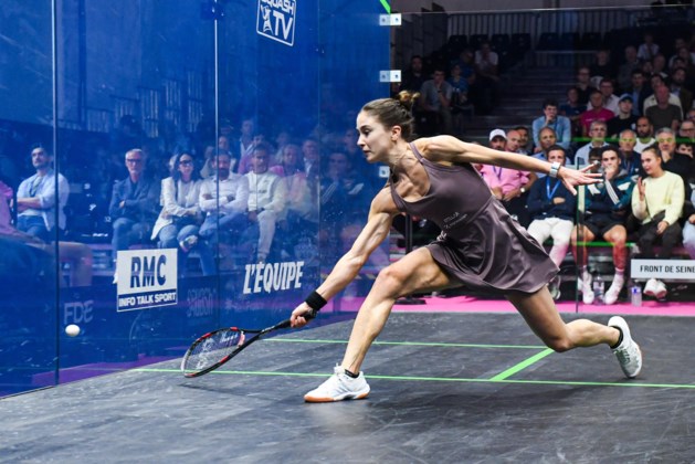 SPORTS SHORT.  Kempen sisters Nele and Tinne Gilis guide the Belgian squash team to the European Championship finals