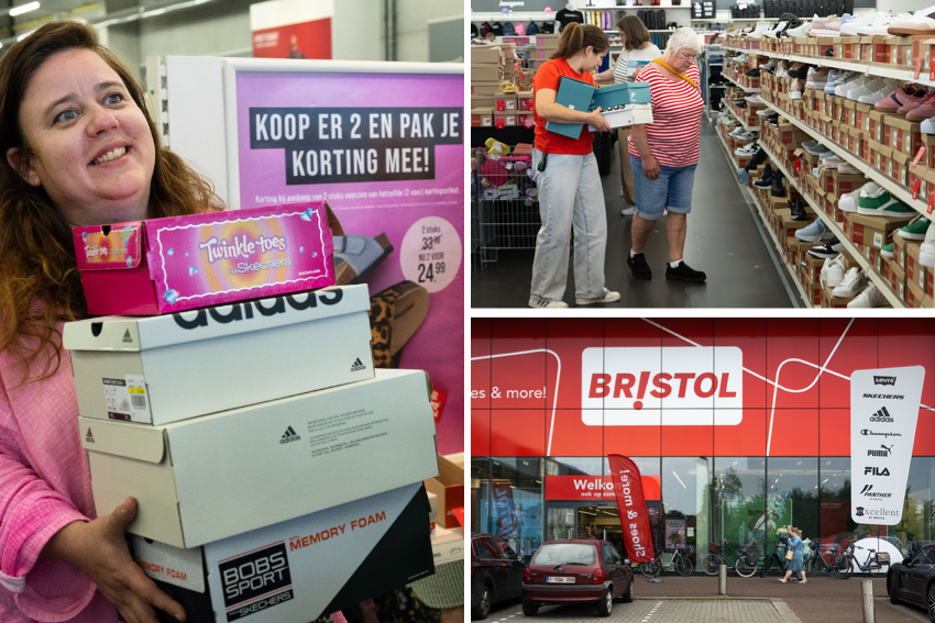 Uitverkoop vans shop