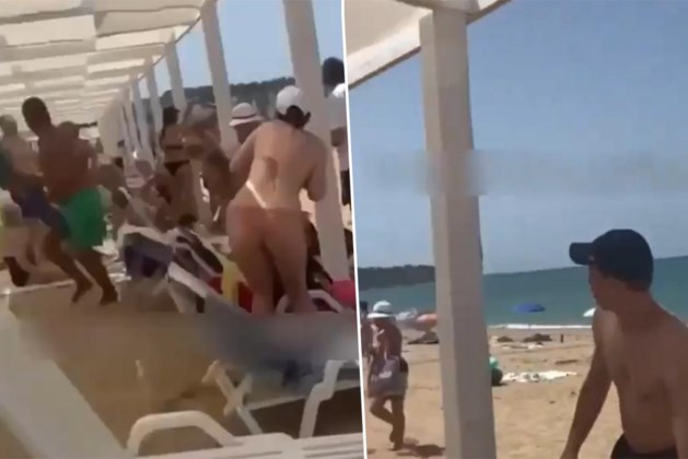 Drie doden bij Oekraïense aanval op de Krim: beelden tonen hoe strandgangers vluchten voor brokstukk