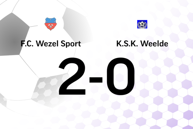 Wezel Sport B in goede vorm na weer een overwinning