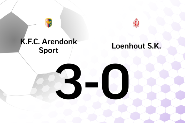 Panis maakt twee goals voor Arendonk in wedstrijd tegen Loenhout B