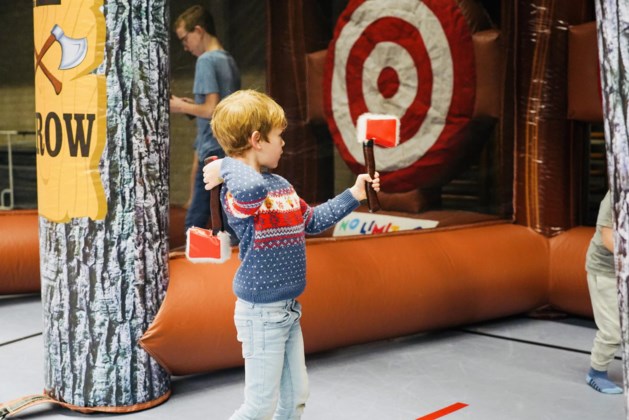 Groot blow-up festival voor kinderen tussen 3 en 14 jaar bij Play&Sport in Mintjens Arena