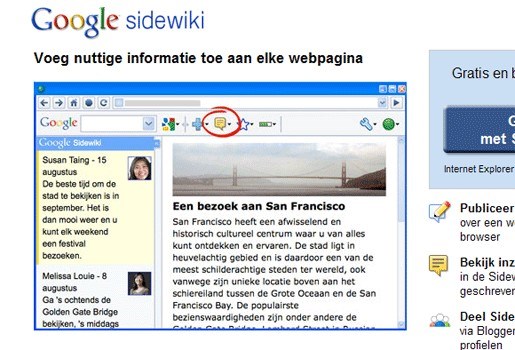 Google lanceert Sidewiki | Gazet van Antwerpen