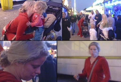 Kim Clijsters trekt met gezinnetje naar kermis