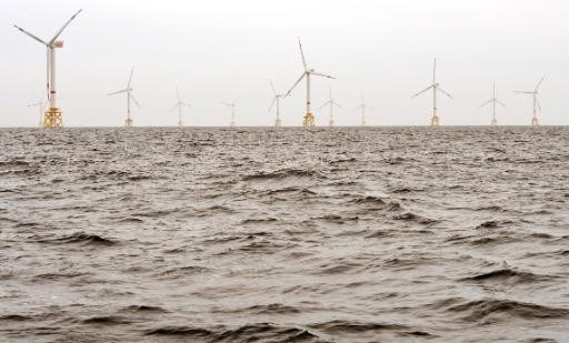 Windmolenparken voor Europese kust boomen